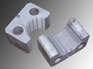 Abfangbacken aus St52 langzeitgasnitriert