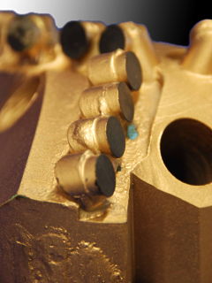 PCD Bohrkrone Typ SC Detailaufnahme